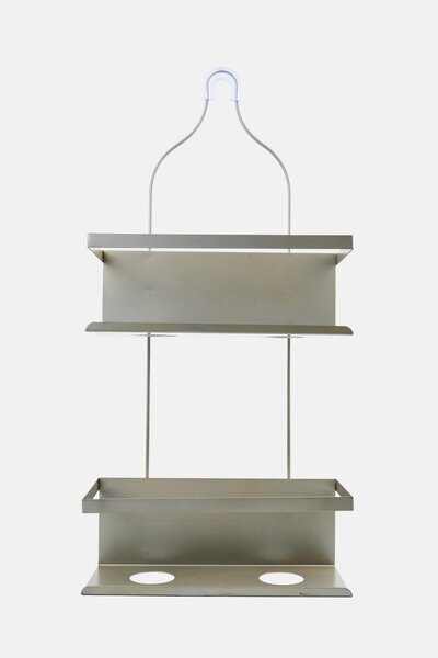 AMG حامل دش معدني معلق، رمادي