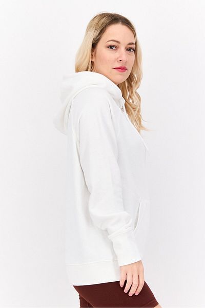 Champion Women Sportswear Fit Long Sleeve Outdoor Sweatshirt, White