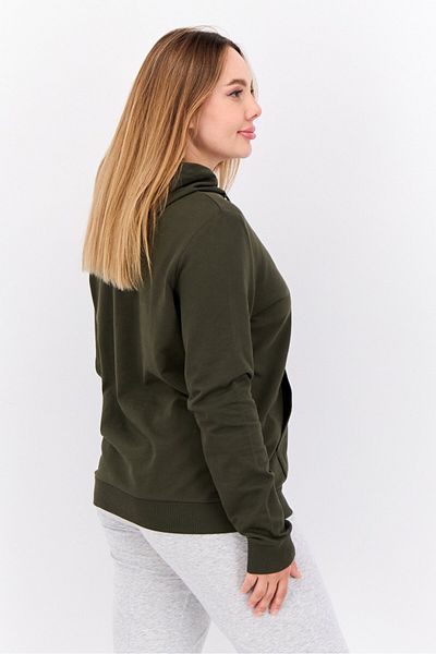 Puma Women Sportswear Fit Short Sleeves Running Sweatshirt, Dark Green