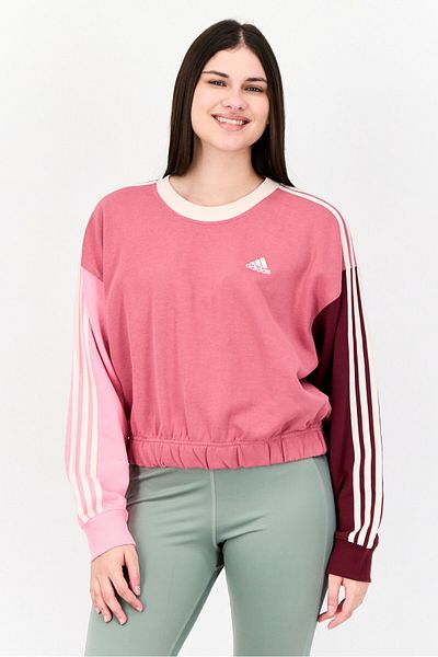 adidas Women Sportswear Fit Long Sleeves Outdoor Sweatshirt, Multicolor