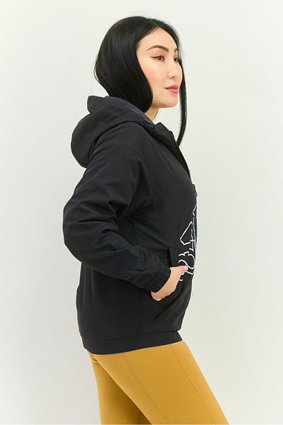 adidas Women Spots Wear Fit Long Sleeve Outdoor Jacket ,Black