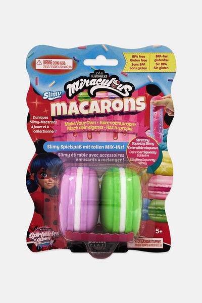 ZAG Heroez Miraculous Sprinkle N Slimy Macarons Kit, Assorted