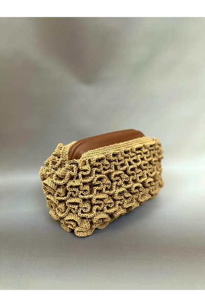 YELİZ HANDMADE El örgüsü Clutch çanta