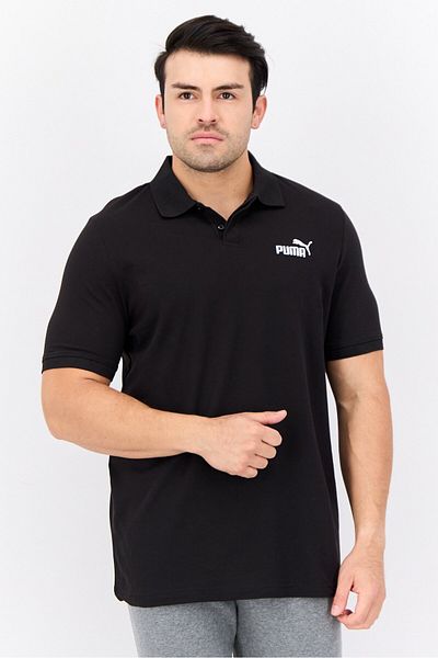 Puma Men Sportswear Fit Short Sleeve Outdoor Polo Shirt, Black
