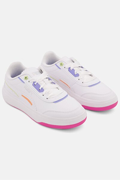Puma Women Tori Pixie Lace Up Outdoor Shoes, White Combo