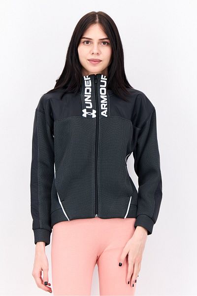 Under Armour Women Sportswear Fit Brand Logo Training Sweatshirt, Black