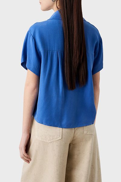 BSB Regular Fit V-Neck Short Sleeve Blouse Bluz 053.210040