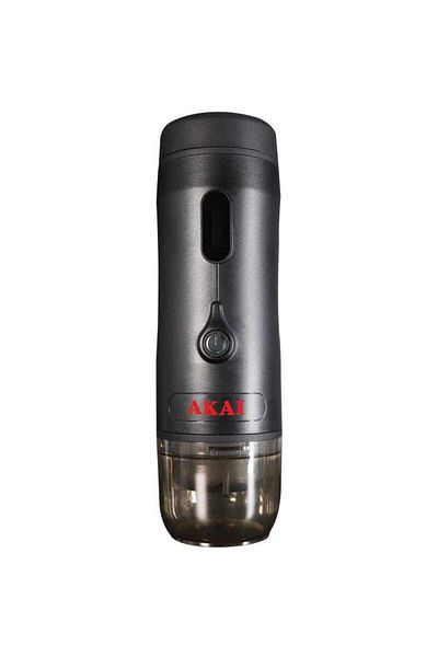 AKAI AKAI Portable Espresso Maker, 15 bar, 50 ml tank, rechargeable battery, digital display, Black