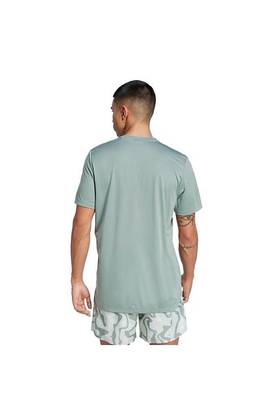 adidas Ανδρικό πράσινο μπλουζάκι Run It Bl Tee M Jd2334