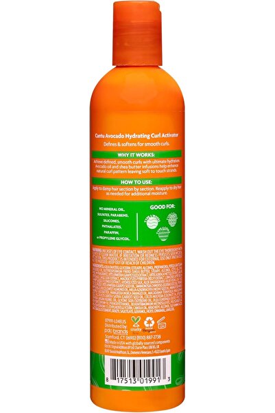 Cantu Avocado Hydrating Curl Activator Cream, 355ml