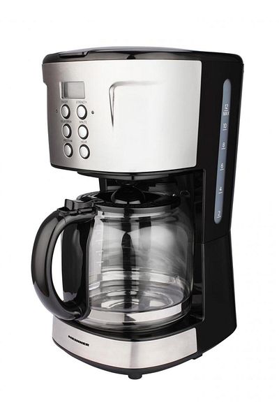 Heinner Digital coffee maker HCM-D915BKS Heinner900 W, 1.5 L, timer, Black/Stainless steel