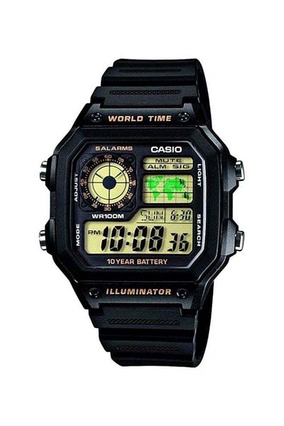 Casio Men's Youth Digital Watch AE-1200WH-1BVDF - 45 mm - Black