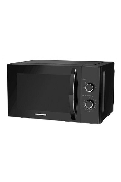 Heinner Cuptor cu microunde Heinner HMW-MD25MBK, 25 l, Control mecanic, 800 W, Negru