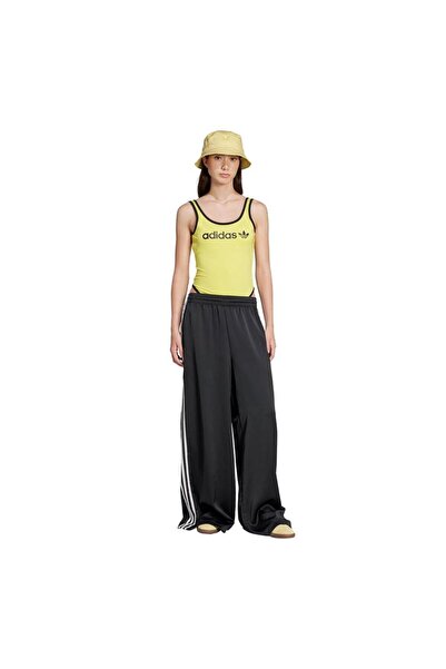 adidas Women's Yellow Tank Top Graphic Body Jd1820
