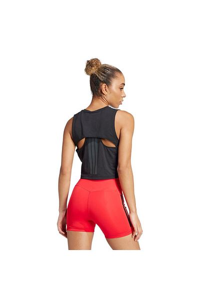 adidas Women's Black Athlete Boxy Tank 3S Jj3501
