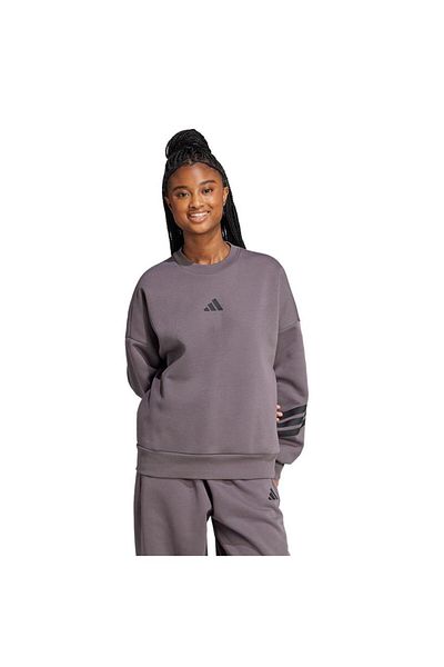 adidas Women's Gray Sweatshirt W Fi 3S Swt Je0214