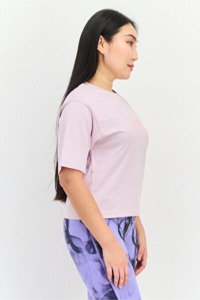 Puma Women Relaxed Fit Short Sleeves Outdoor Top, Lavender