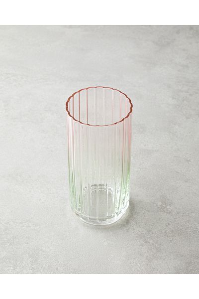 English Home Glimmer Glass Set of 2 Glasses 400 ml Pink - Green