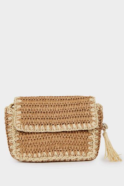 DeFacto Women's Straw Shoulder Bag E2808Axns