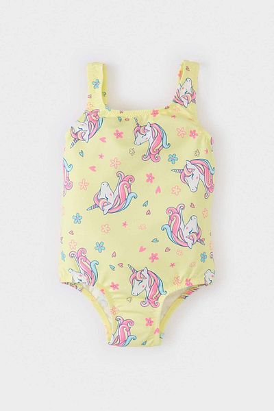 DeFacto Baby Girl Patterned Swimsuit