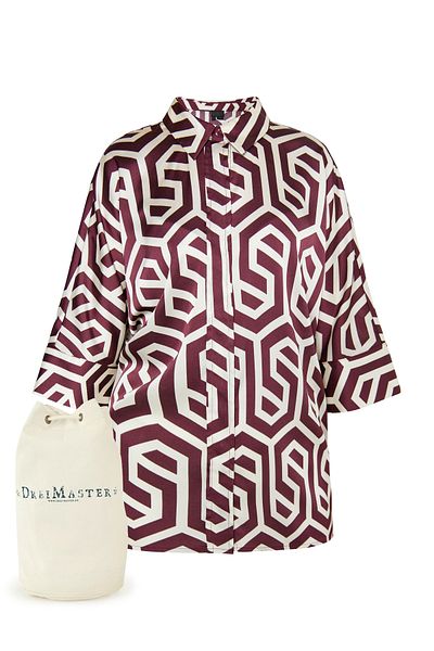 Drymaster Hemdbluse + Shopping Bag - SET