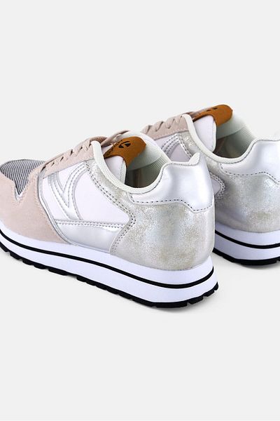 Victoria Kids Girl Lace Up Casual Shoes, Multicolor