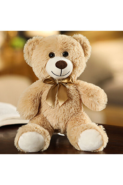 Choice دمية دب لطيفة وملونة على شكل ربطة عنق باللون البني مقاس 35 سم، لعبة دب...