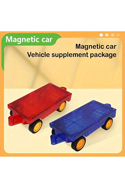 Choice 2pcs 2pcs magnetic car, creative toys to stimulate creativity and brai...