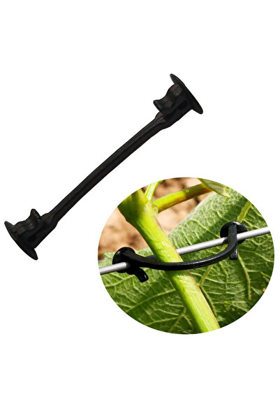 Choice مشبك تثبيت كرمة النباتات باللون الأسود مكون من 1700 قطعة، مشبك تثبيت ك...