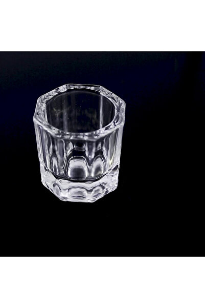 Choice قطعة واحدة من كأس زجاجي كريستالي صغير من الأكريليك الشفاف على شكل مثمن...