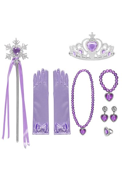 Choice A08 Princess Girls Anna Elsa Accessory Costume Photography Props Gloves Tiara Angle Fairy Wand Jewel