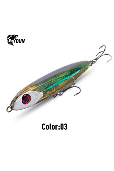 Choice طُعم صيد السمك 03 LEYDUN Ministre Jack Stickbait 120 مم 35 جم، 105 مم ...