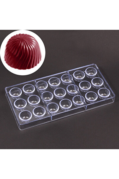 Choice قالب شوكولاتة بلاستيكي على شكل قلب وردة إبداعية على شكل كعكة ماسية، مت...