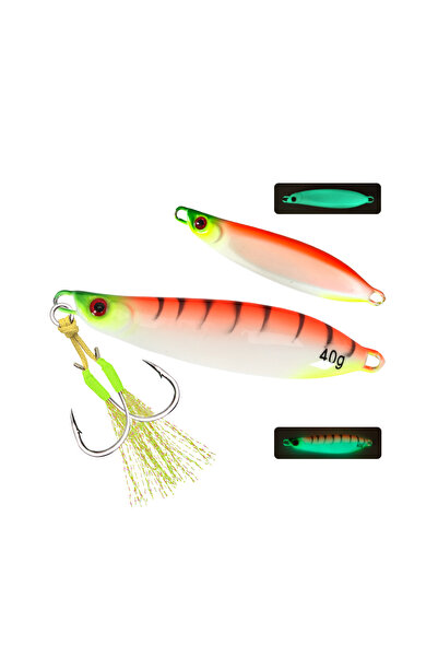 TOLU 40 جرامًا من COLOR E TOLU طُعم صيد معدني جديد مطبوع بتقنية الطباعة ثلاثي...