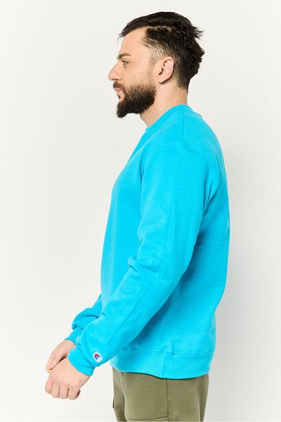 Champion Men Sportswear Fit Outdoor Sweatshirt, Aqua Blue