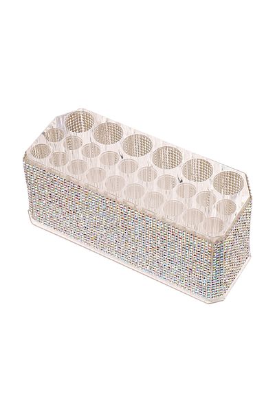 Choice SN-045 26 Holes Nail Brushes Storage Box Makeup Brushes Holder Acrylic Nail Tools Stand Organizer Na