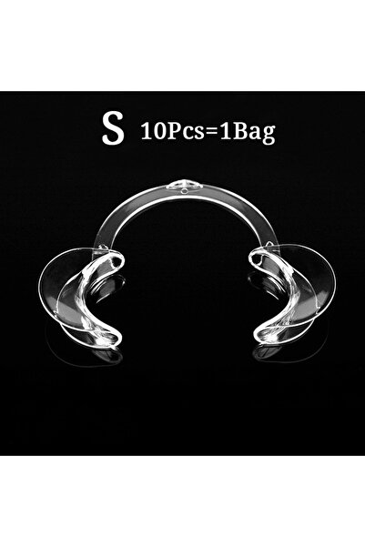 Choice1 10 قطع من فتاحة فم الأسنان من PIORPOY شفافة على شكل حرف C قابلة للتعق...