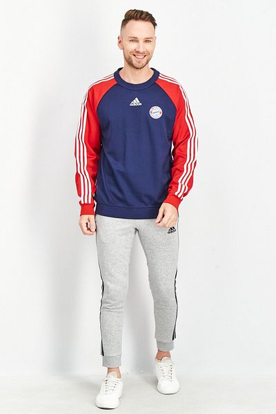 adidas Men Sportswear Fit Fc Bayern Teamgeist Outdoor Sweatshirts, Indigo/Red/White