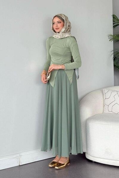 Şulemoda Giyim Fusta Mint Dove