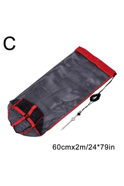 Choice C Foldable Fish Net Bag Nylon Float Trap Monofilament Fishing Bundle Mouth Fishing Small Gill Thick.