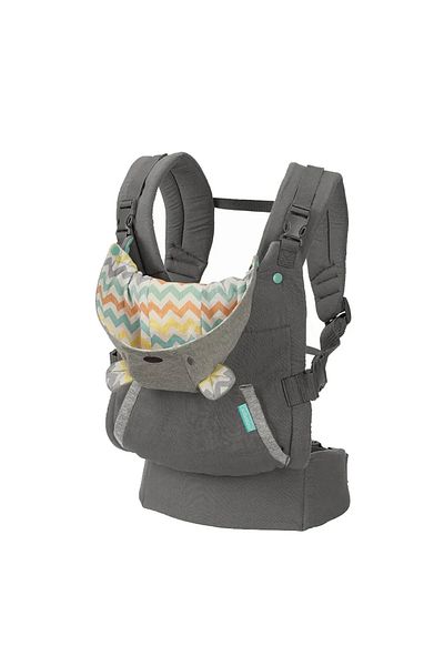 Choice OneSize Gray2 Newborn to Toddler Baby Carrier Ergonomic Infant Carrier with Hip Seat Lumbar Support