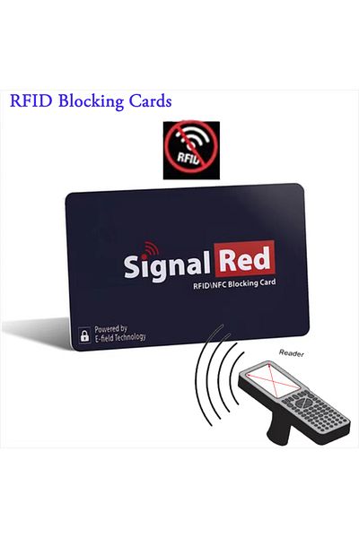 Choice 1pc Shield Card Protect Entire Wallet Rfid Blocking Nfc Signals Shield Secure For Credit Cards And P