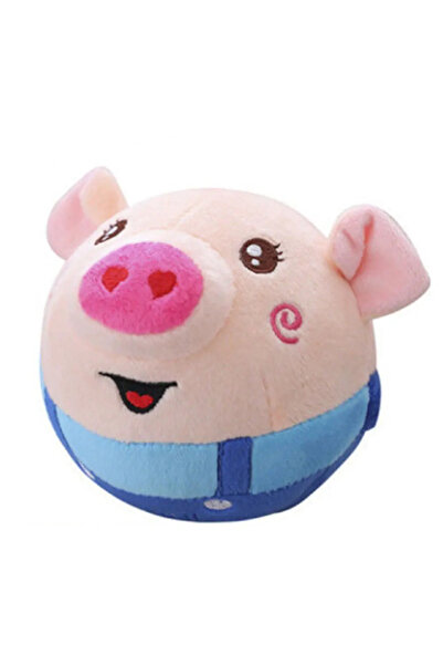 Choice Blue Pig No Remote Electronic Pet Dog Toy Ball Pet Bouncing Jump Ball ...