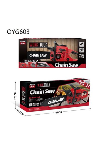 Choice L Large Size Children Electronic Chainsaw Kids Play Tools Pretend Play Tool Kits Electric Saw Child.