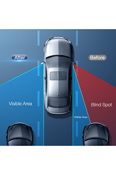 Choice 2pcs Car Rearview Mirror HD Blind Spot Mirrors 360-Degree Wide Angle Car Round Convex Mirror Adju...