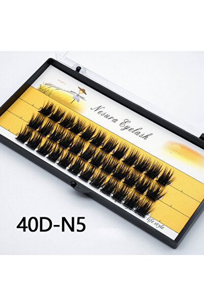 Choice24 رموش عنقودية 10 مم 0.07 مم C 40D-N5، علبة واحدة/60 حزمة، رموش فردية ...