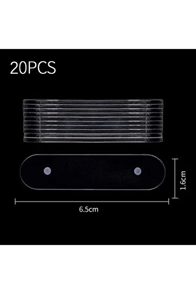 Choice3 20PCS 10/20/30pcs False Nail Tips Display Stand With Magnet Transpare...