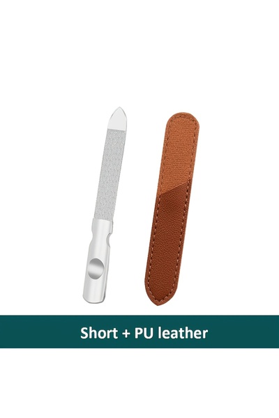 Choice مبرد أظافر قصير عالي الجودة ذو وجهين من الفولاذ المقاوم للصدأ للعناية ...