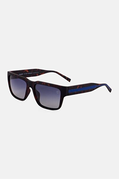 Timberland Men TB9336H52D56 Rectangle Sunglasses, Black