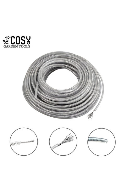 Choice5 15m 2.7mm 5m/10m/15m*2.4mm/2.7mm/3mm/4mm Grass Trimmer Line Nylon Wir...